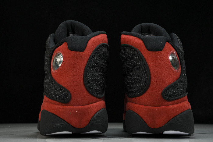 air jordan 13 retro“bred” black/ red mens 414571-004