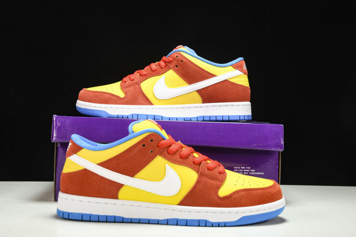 nike sb dunk low pro bart simpson - bq6817-602