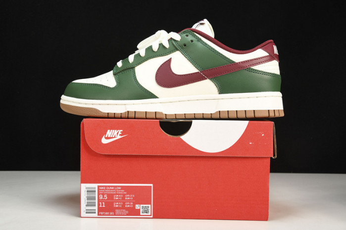 nike dunk low "gorge green" fb7160-161