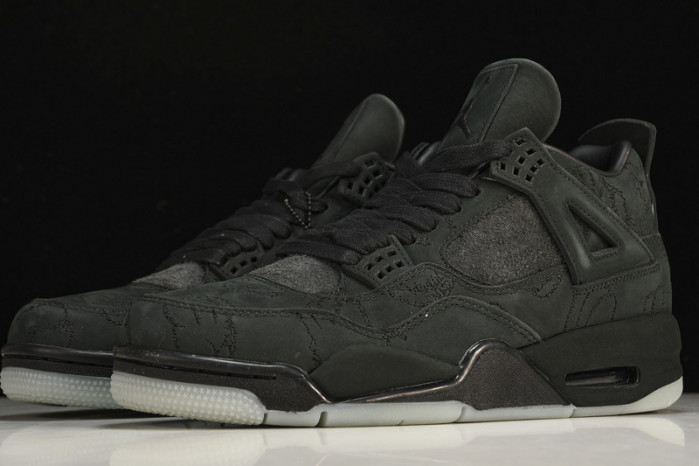 nike air jordan 4 retro kaws black 930155 001