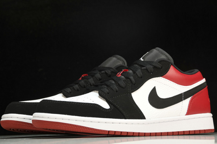 jordan 1 low black toe - 553558-116
