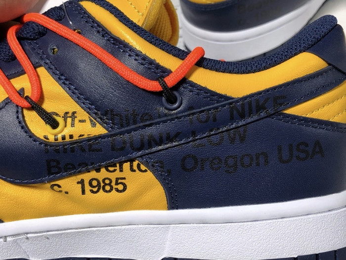nike dunk low of michigan - ct0856-700