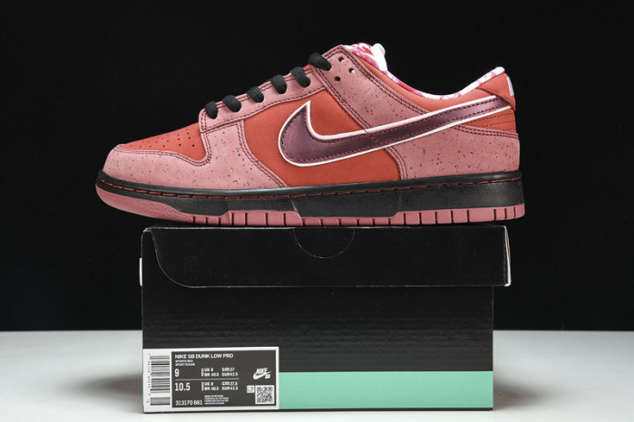 nike sb dunk low concepts red lobster 313170-661