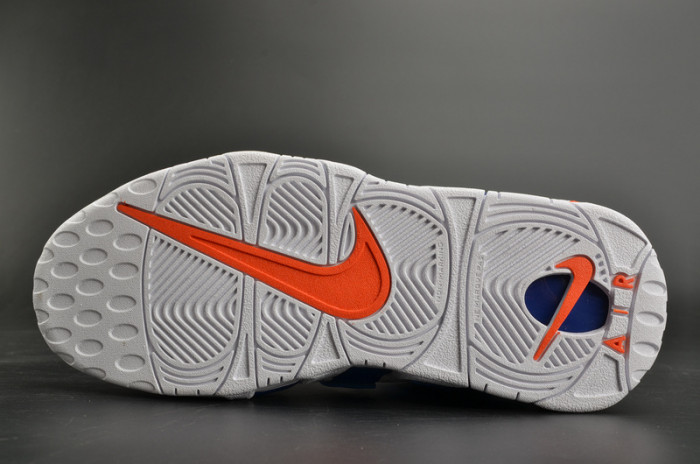 nike air more uptempo “knicks” white/deep royal blue womens 415082-103