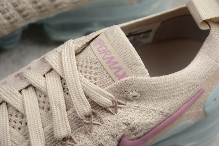 nike air vapormax flyknit 2.0 particle beige/smokey mauve womens 942843-203